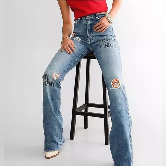 Wrangler Women's Blue Boot Cut Jeans - Picture 1 of 12